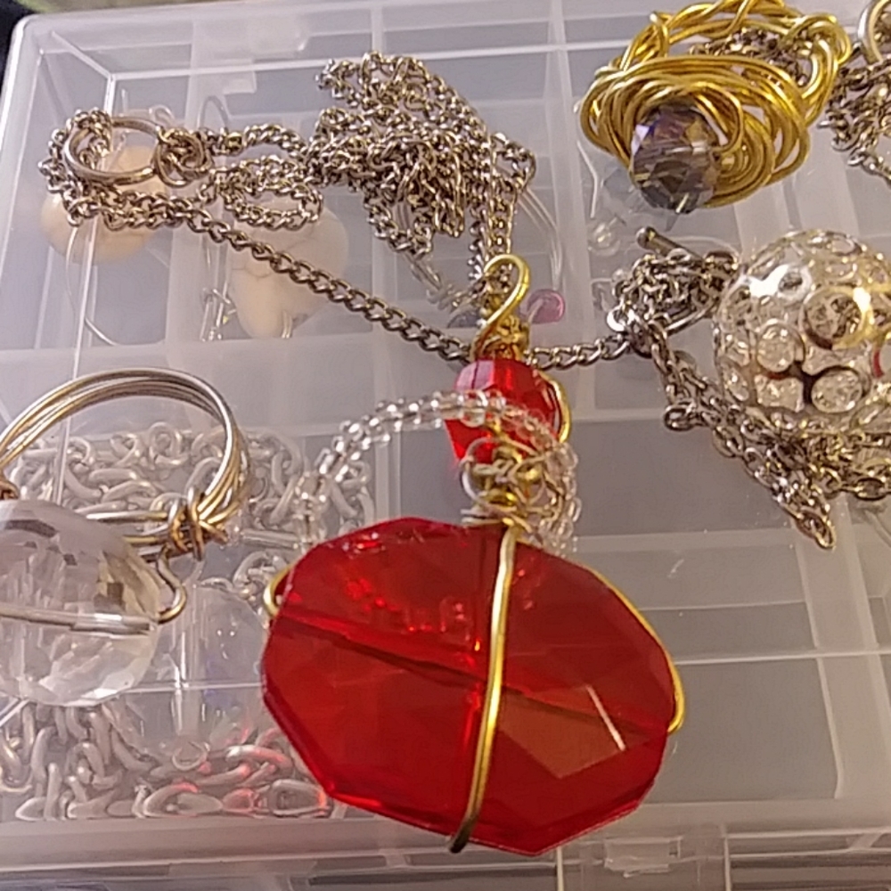 GREAT DEAL! 2- NECKLACES 2-RINGS